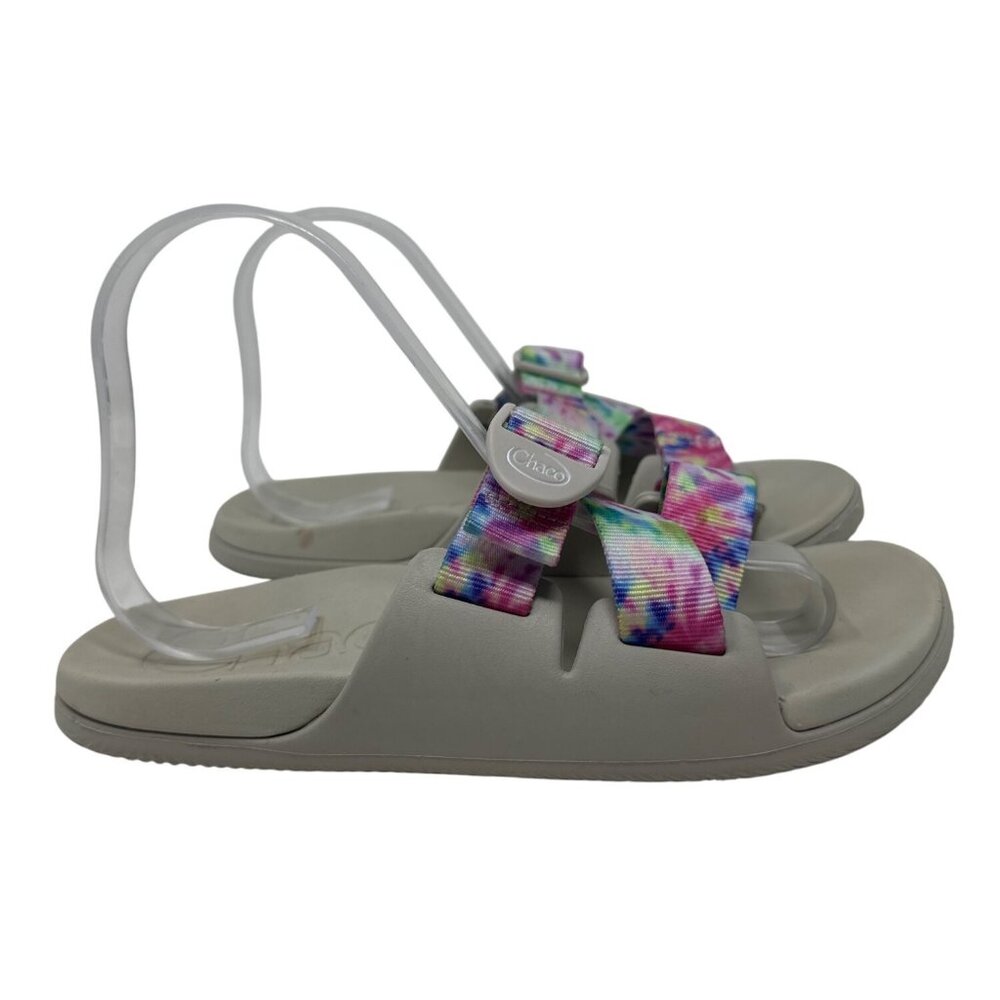 Chaco Womens Z/Cloud Tie-Dye Adjustable Sandals With Buckle Strap Size 8